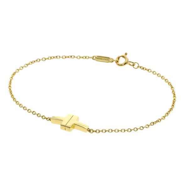 TIFFANY & CO. 18k Gold Charm Bracelet - Picture 1 of 8